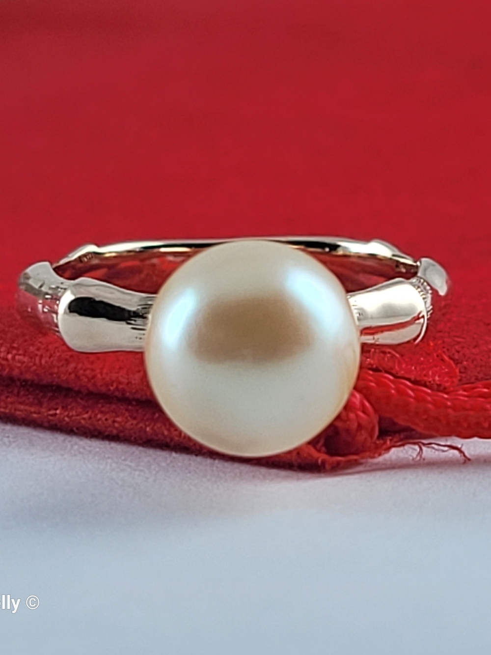 14K Yellow Gold Freshwater Pearl Ring Size 4 - Solid Gold! 👌🎁